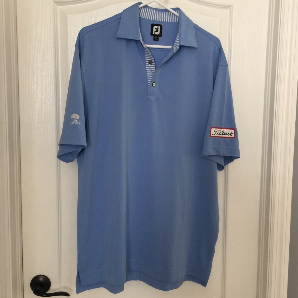 Men’s Foot Joy golf shirt Titleist logo